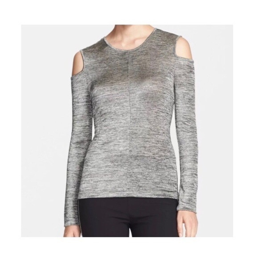 Silver Rag&bone Open Shoulder Shirt - Picture 2 of 6